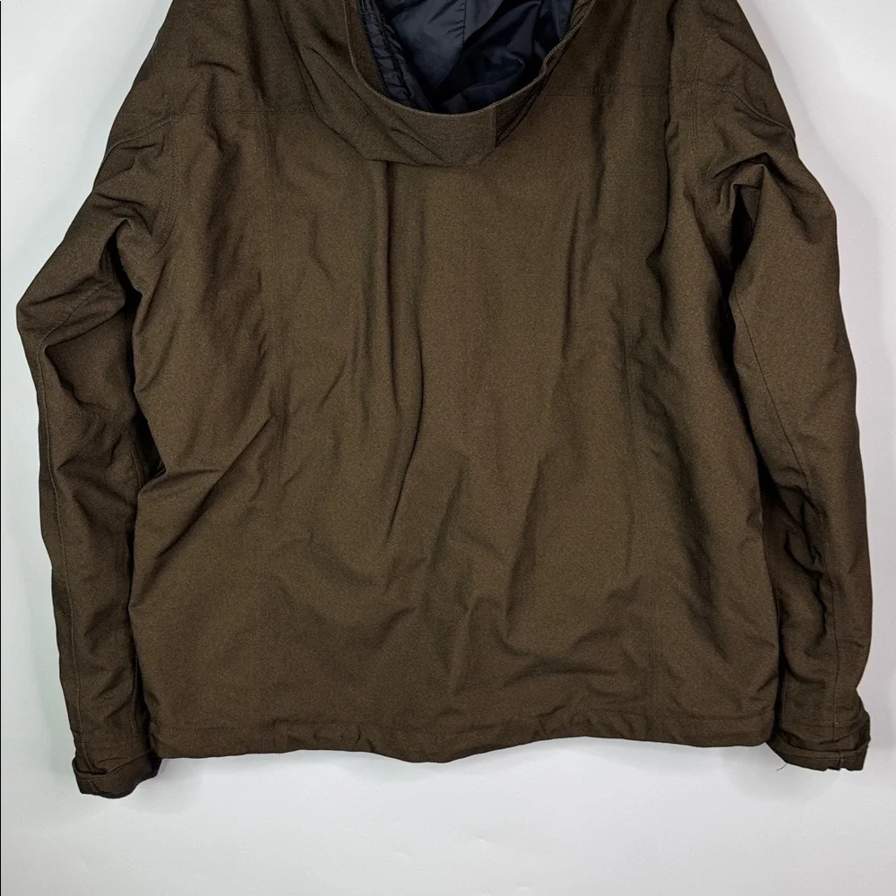 REI E1 Brown Rain Windbreak Jacket Size Large